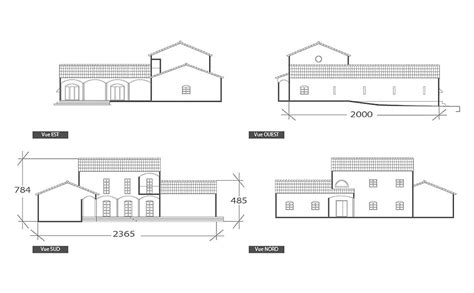 Introducir Imagen Plan Facade Maison Fr Thptnganamst Edu Vn