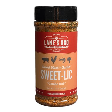 Lanes Bbq Sweet Heat Garlic Rub 340g Bbq Spit Rotisseries