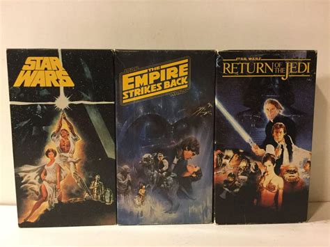 Vintage Star Wars Original Trilogy Vhs Tapes Etsy