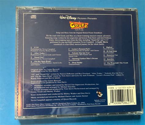 A Goofy Movie Walt Disney Original Motion Picture Soundtrack 1995 CD ...