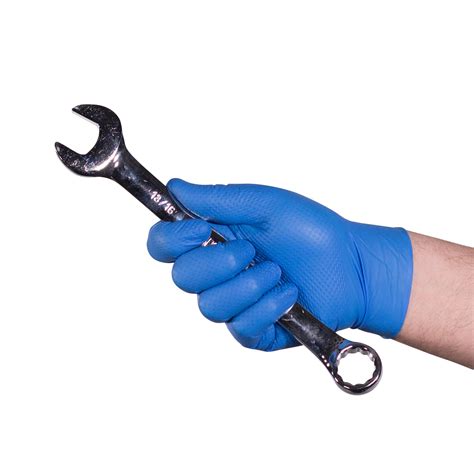 Buy Gloveworks Hd Royal Blue Nitrile Industrial Disposable Gloves 6