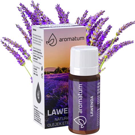 Aromatum Naturalny Olejek Eteryczny Lawendowy 12ml LAWENDA Aromaterapia