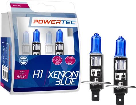 Powertec Xenon Blue H1 12V Set 2 Stuks Bol