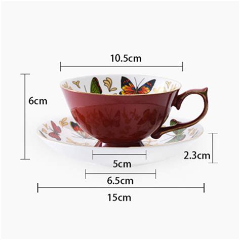 China British Black Tea Cup European Coffee Cup Classical Afternoon Tea