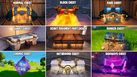 Evolution Of All Chests In Fortnite Season Season Youtube