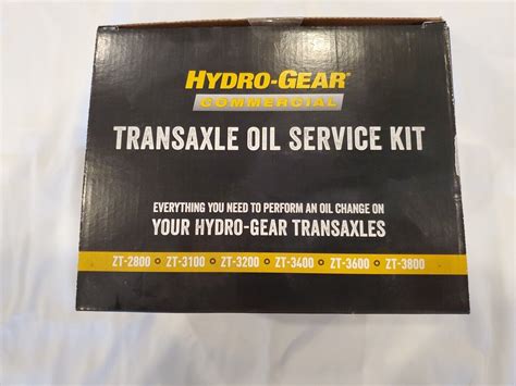 Hydro Gear Commercial Transaxle Oil Service Kit Zt 2800 3100 3200 3400