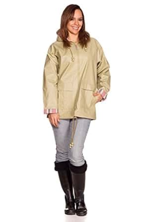 Amazon Rain Slicks Women S Classic Look Raincoat Hooded Plaid