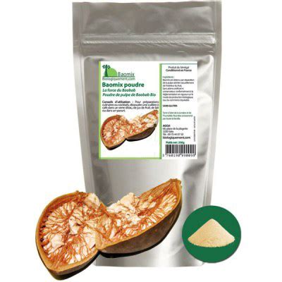 Poudre De Fruit Baobab Bio Pour Renforcer Et Gu Rir Le Corps