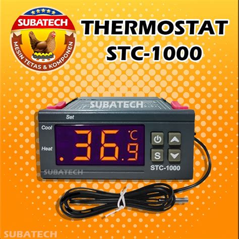 Jual Thermostat Termostat Digital STC 1000 Mesin Tetas Telur Full