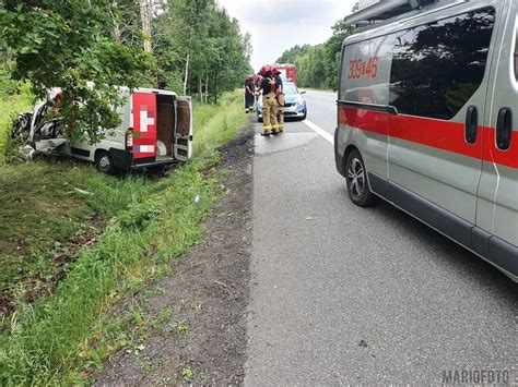 Śmiertelny wypadek na DW 416 DK 45 na wysokości Osowca zablokowana