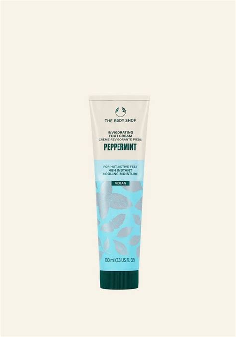 Peppermint Invigorating Foot Cream Body Care The Body Shop