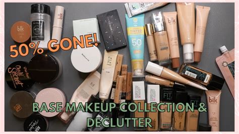 Decluttering My Foundations Powders Concealers And Primers Makeup