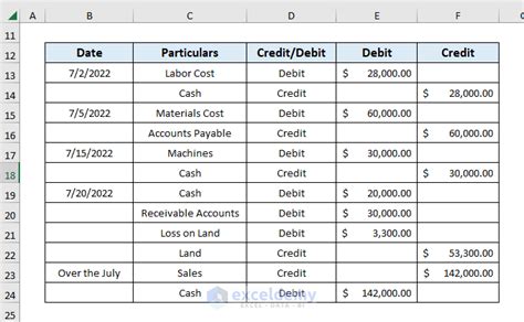 How To Create Double Entry Bookkeeping In Excel Exceldemy