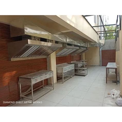 Aluminum Alloy Stainless Steel Commercial Kitchen Chimney Hood At Best