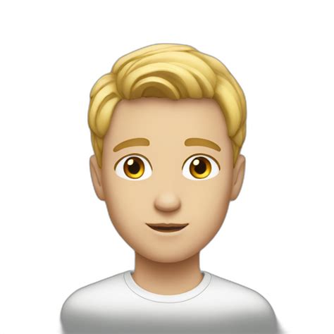 Handsome White Boy Emoji Create And Combine New Emojis