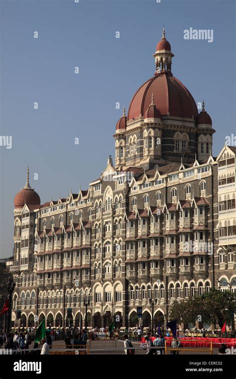 India Maharashtra Mumbai Taj Mahal Palace Hotel Stock Photo Alamy