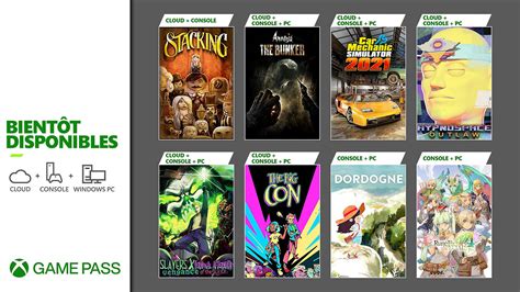 Xbox Game Pass De Nouveaux Titres Arrivent Sur Les Offres Pc Console