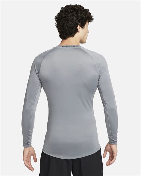 Nike Pro Mens Dri Fit Tight Long Sleeve Fitness Top Nike Bg