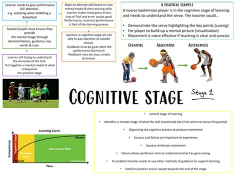 Stages of learning - Cognitive stage poster | Teaching Resources