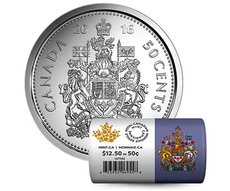 2016 50c Canadian Circulation Rolls In Special Wrap Coinnews