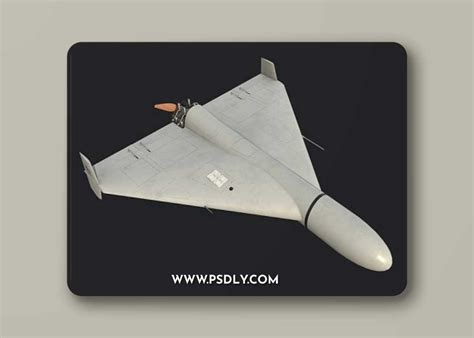 Shahed 136 Kamikaze Drone Geranium 3D Model