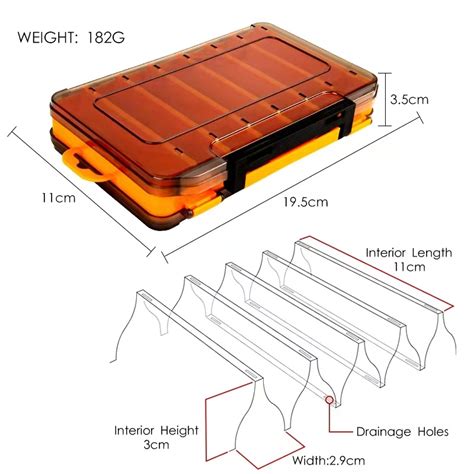 Fishing Double Sided Thickened High Strength Fishing Box 14