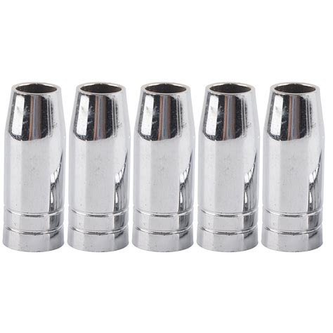 EseeAier 5pcs Conical Gas Nozzle 15mm For Binzel MB 25AK MIG MAG