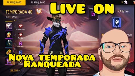 PEGANDO MESTRE NOVA TEMPORADA RANQUEADA FREE FIRE AO VIVO FAEL AO