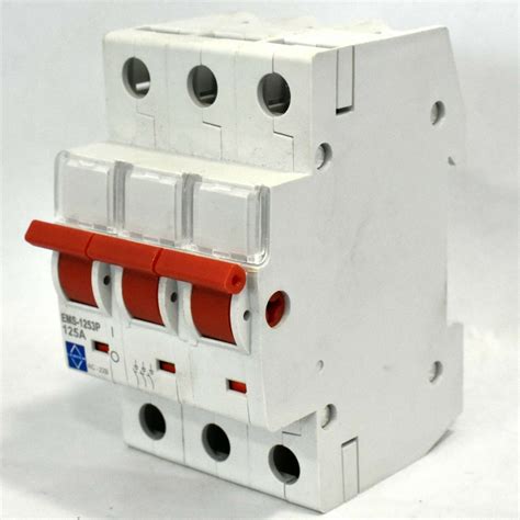 Lewden A Triple Pole Mains Switch Ems P Light And Power