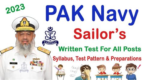 Information About Pak Navy Written Test For All Posts Pakistan Navy