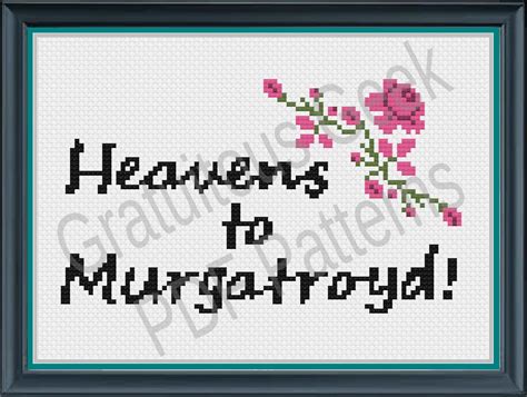 Heaven S To Murgatroyd Pdf Pattern Only Cross Stitch Snagglepuss Hanna