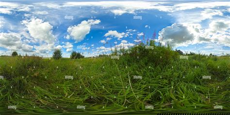 360° View Of Landscape With Summer Meadow 360 Degree View Alamy