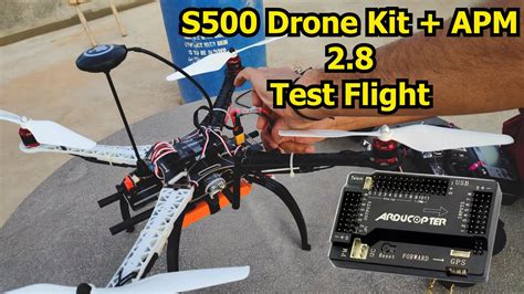 S500 Drone Kit Test Flight With Apm 28 Flight Controller And Flysky I6x