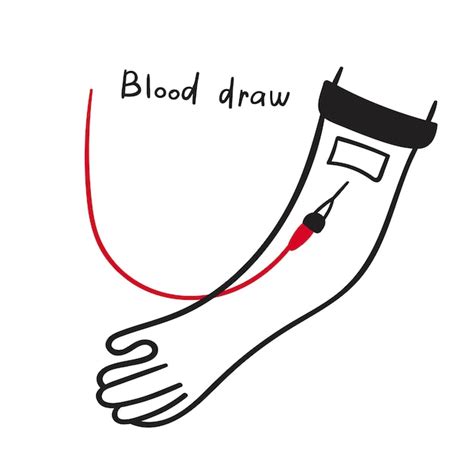 Concepto médico extracción de sangre icono de contorno vectorial