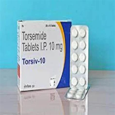 10 Mg Torasemide Tablet, Packaging Type: Box at ₹ 18 in Nagpur | ID ...