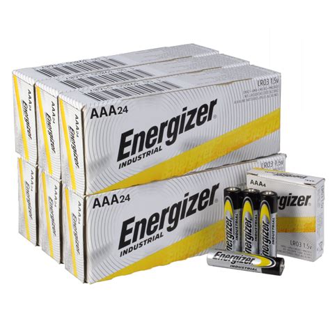 Energizer Industrial Aaa Alkaline Batteries Pack