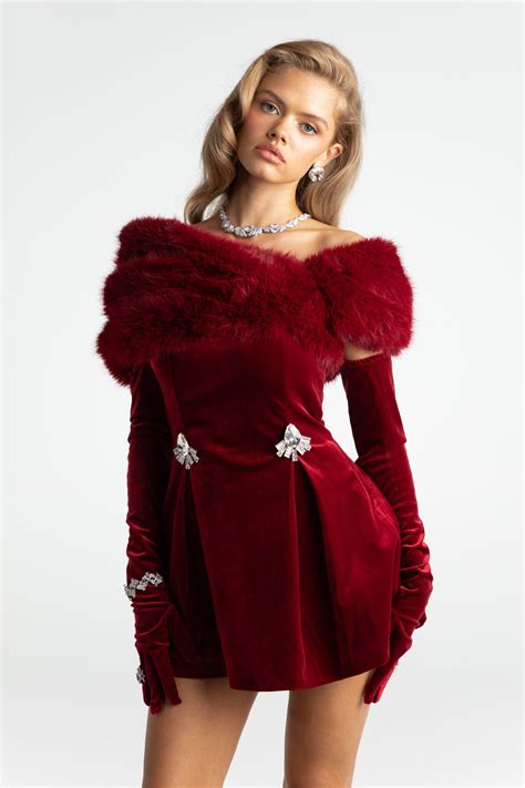 Simone Velvet Dress Red Red Velvet Dress Red Dress Fashion Outfits