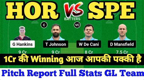 Hor Vs Spe Dream Prediction Hor Vs Spe Today Match Prediction