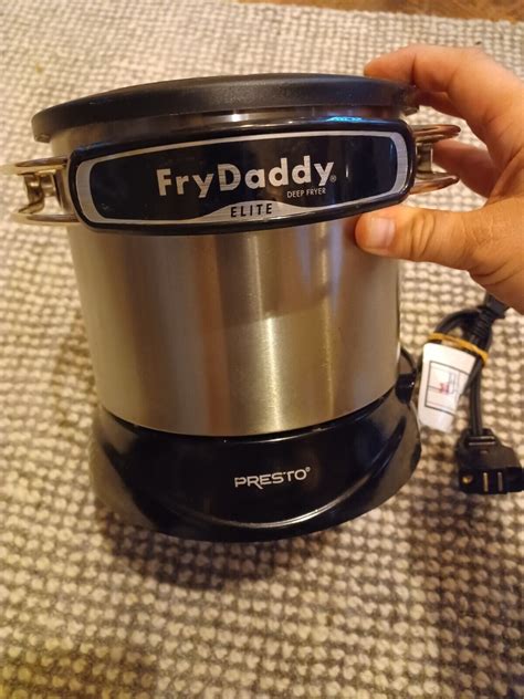 Presto Frydaddy Elite 05426 Deep Fryer Electric 4 Cups 75741054261 Ebay