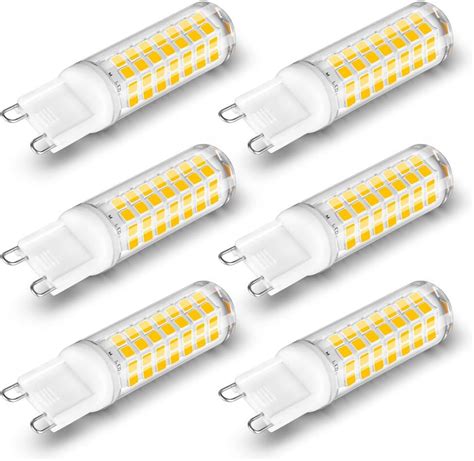 G9 7w Dimmable Led Light Bulbs Warm White 2700k 600lm 60w G9 Halogen Lamp Replacement 220v