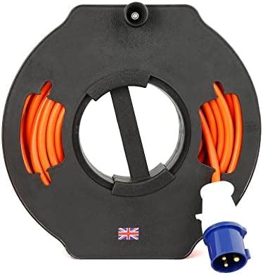 Leisurewize Heavy Duty 25m Cable Reel Tidy 230v Caravan Lead Storage