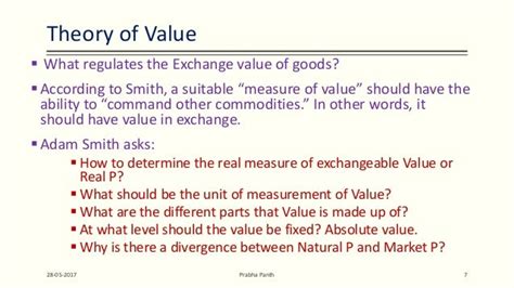 Adam Smith Value Theory