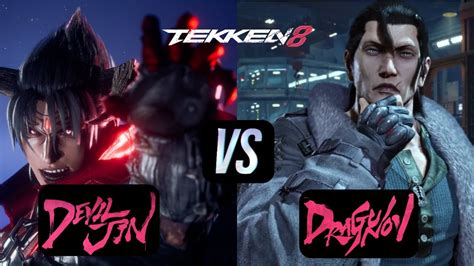 Intense Showdown Devil Jin And Dragunov Lock Horns In Tekken Youtube