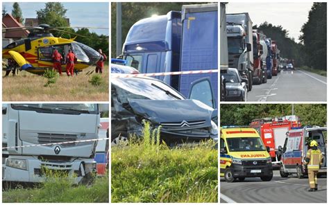 Wypadek na DK 10 w powiecie lipnowskim 4 osoby trafiły do szpitala