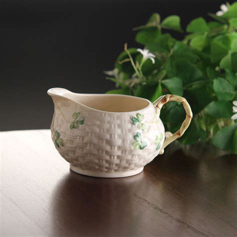 Belleek Shamrock Creamer Jug Crystal Classics