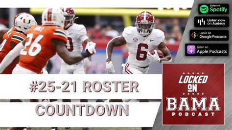 Jimmy Stein S Alabama Football Roster Countdown 25 21 Rolls On Win