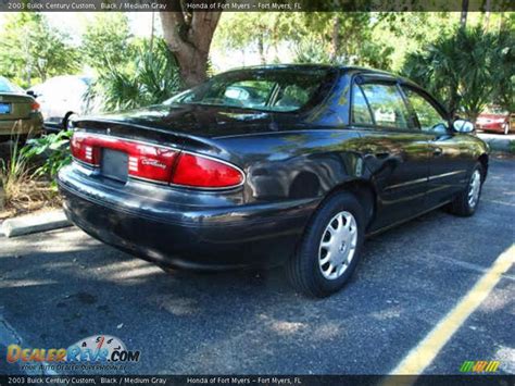 2003 Buick Century Custom Black Medium Gray Photo 2