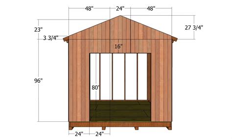 Gable Shed Roof Plans Howtospecialist How To Build Step By Step