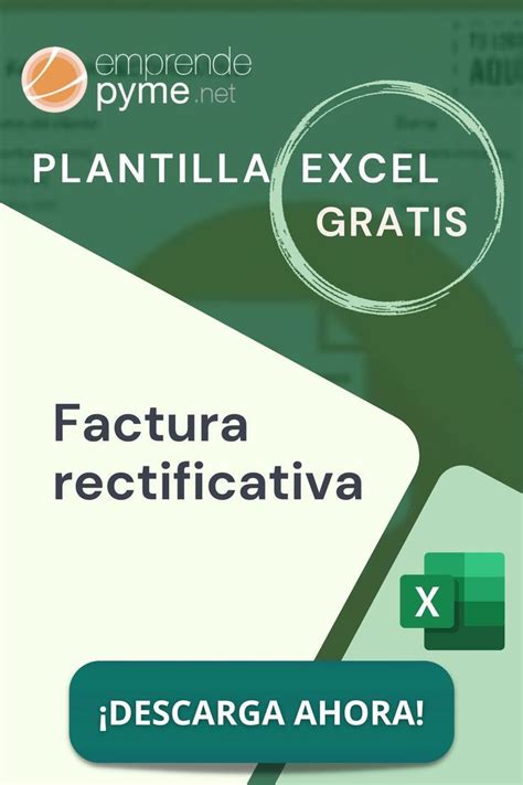 Descarga La Plantilla En Excel De Factura Rectificativa Gratis Y