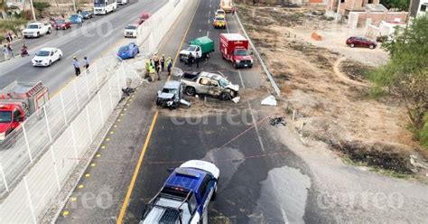 Choque entre cuatro vehículos deja un muerto y 10 lesionados en el Eje